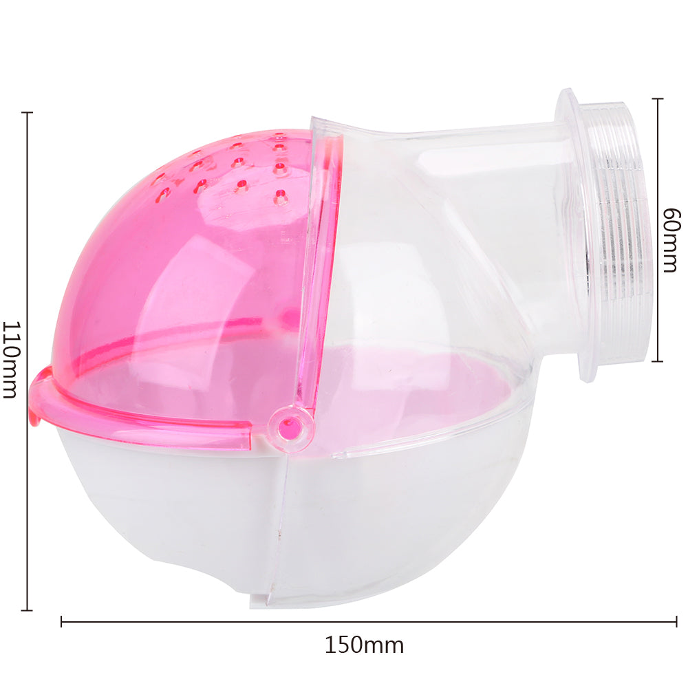 Acrylic Hamster Toilet House Attachment 60mm by HitMyNeed