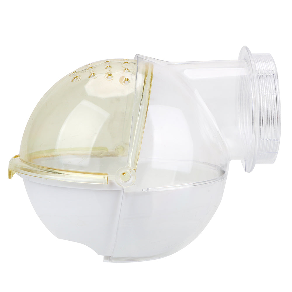 Acrylic Hamster Toilet House Attachment 60mm yellow by HitMyNeed