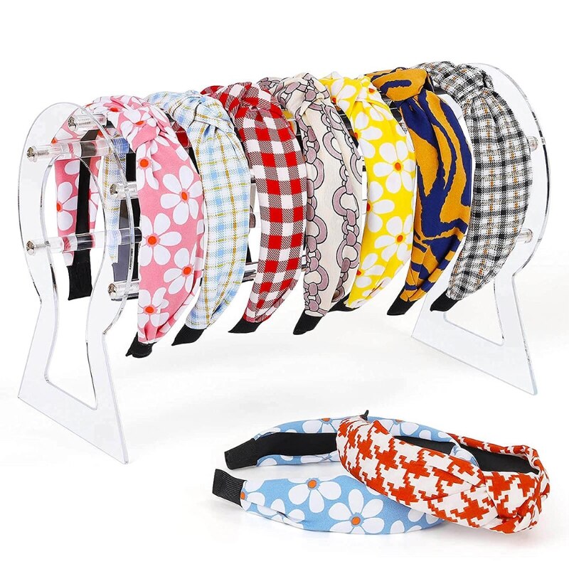 Acrylic Headband Display Stand Organizer Rack by HitMyNeed