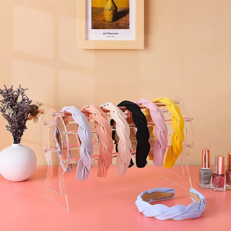 Acrylic Headband Display Stand Organizer Rack by HitMyNeed