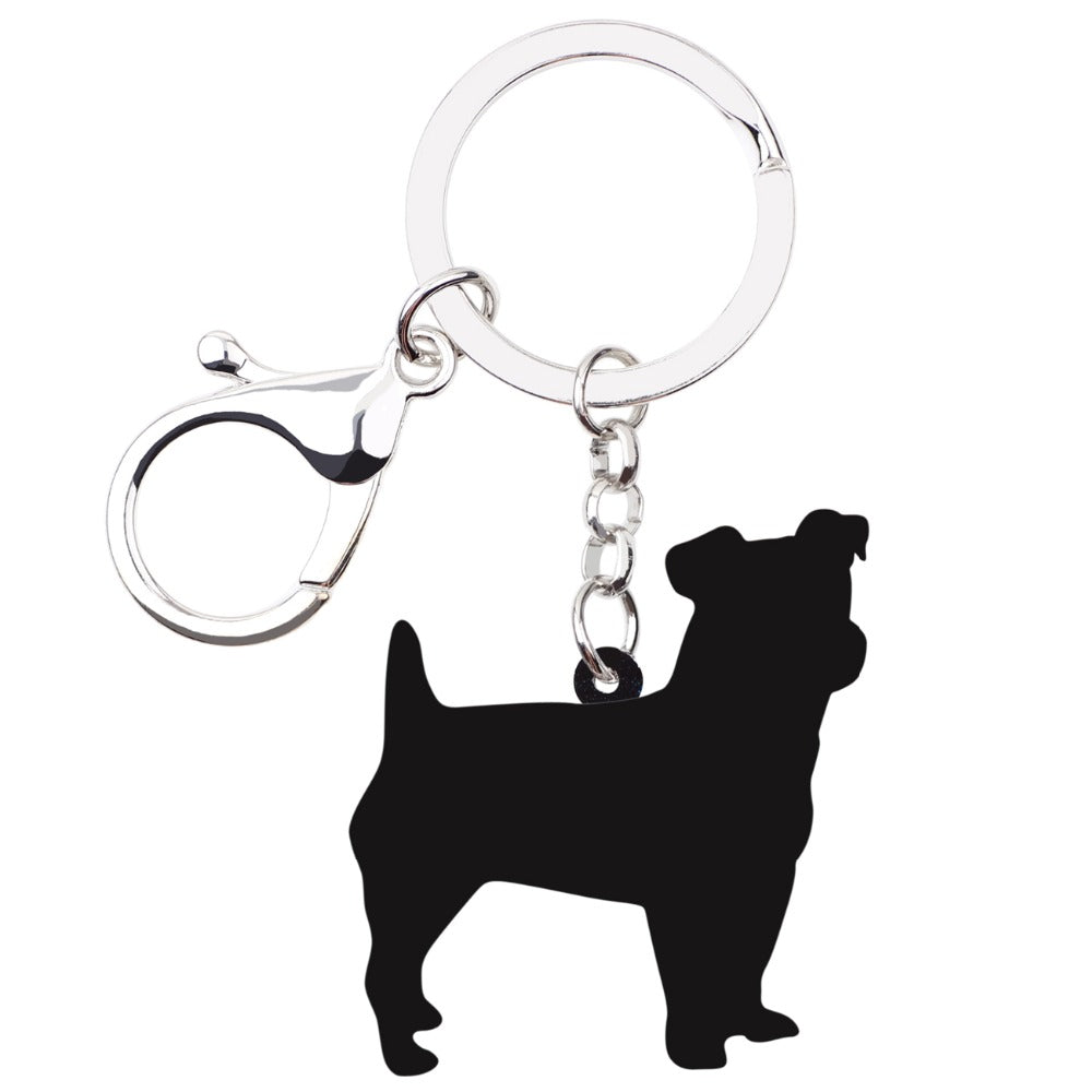 Acrylic Jack Russell Dog Keychain for Women & Teens by HitMyNeed