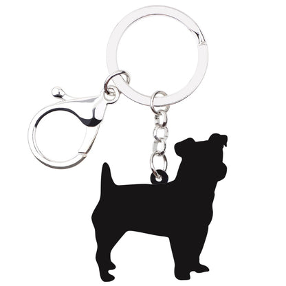 Acrylic Jack Russell Dog Keychain for Women & Teens by HitMyNeed