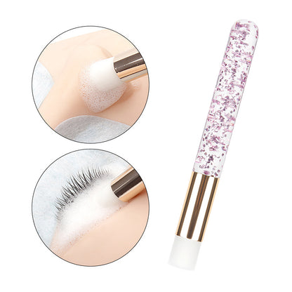 Acrylic Lash Cleansing Brushes Set (10 Pack) by HitMyNeed