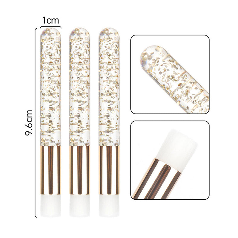 Acrylic Lash Cleansing Brushes Set (10 Pack) by HitMyNeed