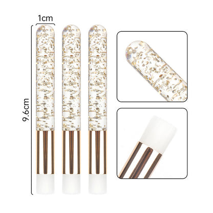 Acrylic Lash Cleansing Brushes Set (10 Pack) by HitMyNeed