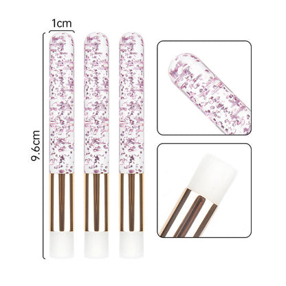 Acrylic Lash Cleansing Brushes Set (10 Pack) by HitMyNeed