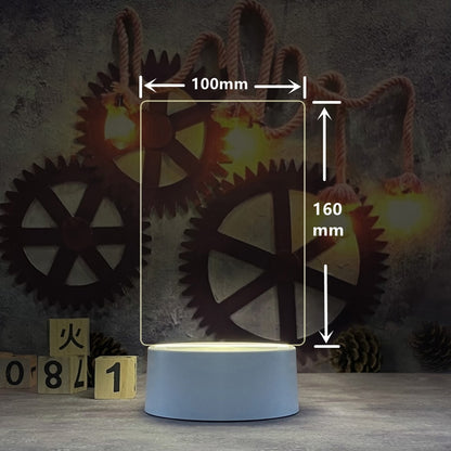 Acrylic LED Note Board with Warm Light by HitMyNeed