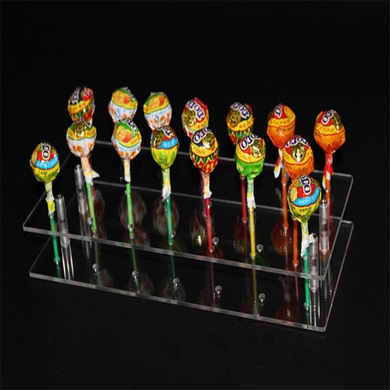 Acrylic Lollipop Stand Candy Display Holder by HitMyNeed