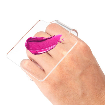 Acrylic Makeup Mixing Palette Ring by HitMyNeed