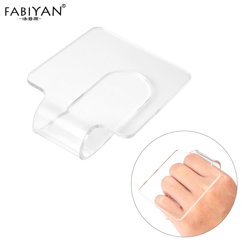 Acrylic Makeup Mixing Palette Ring by HitMyNeed