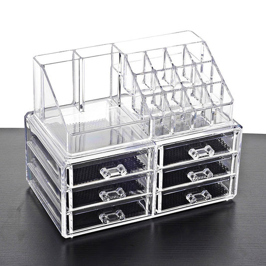 Acrylic Makeup Organizer with Drawers & Sections by HitMyNeed