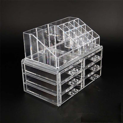 Acrylic Makeup Organizer with Drawers & Sections by HitMyNeed