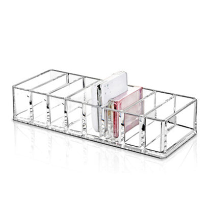 Acrylic Makeup Tray Organizer with 8 Slots by HitMyNeed