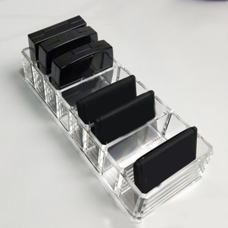 Acrylic Makeup Tray Organizer with 8 Slots by HitMyNeed