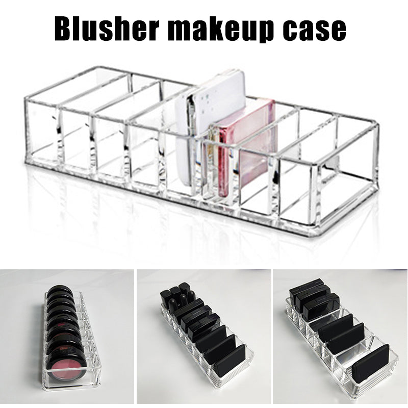Acrylic Makeup Tray Organizer with 8 Slots by HitMyNeed