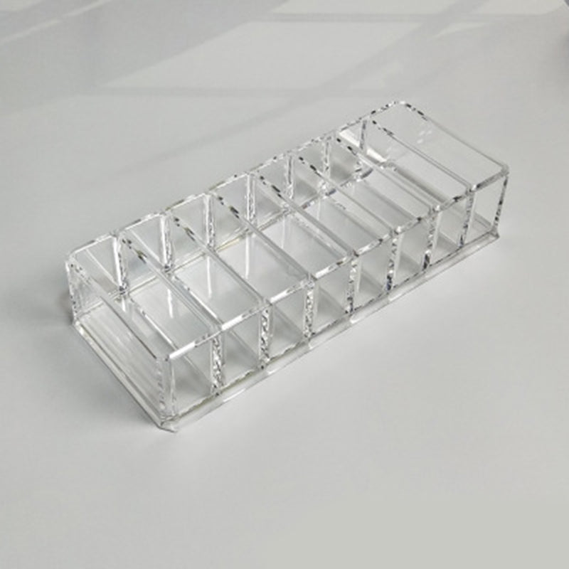 Acrylic Makeup Tray Organizer with 8 Slots by HitMyNeed