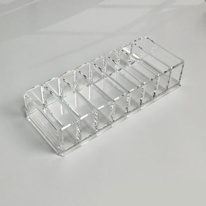 Acrylic Makeup Tray Organizer with 8 Slots by HitMyNeed