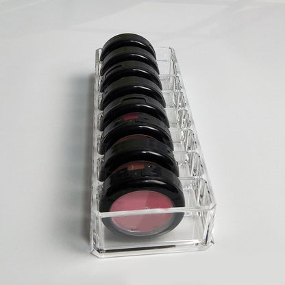 Acrylic Makeup Tray Organizer with 8 Slots by HitMyNeed