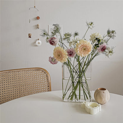 Acrylic Modern Book Vase for Home and Office Decor by HitMyNeed