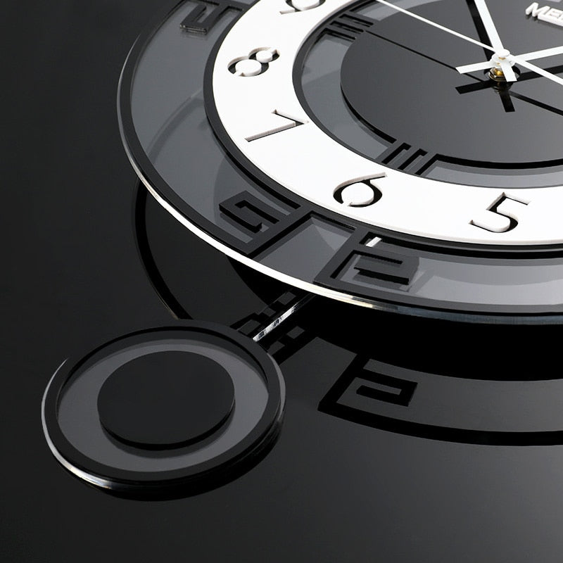 Acrylic Modern Pendulum Wall Clock by HitMyNeed