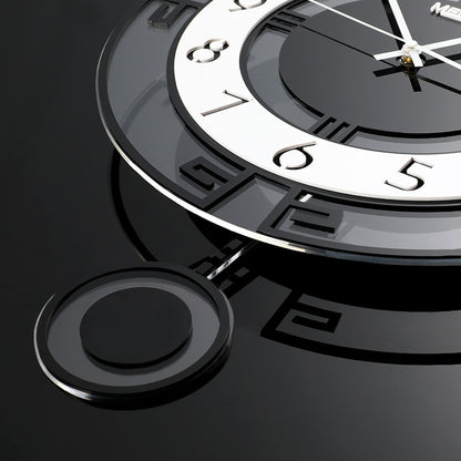 Acrylic Modern Pendulum Wall Clock by HitMyNeed