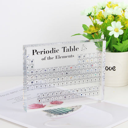 Acrylic Periodic Table Engraved Desktop Display by HitMyNeed