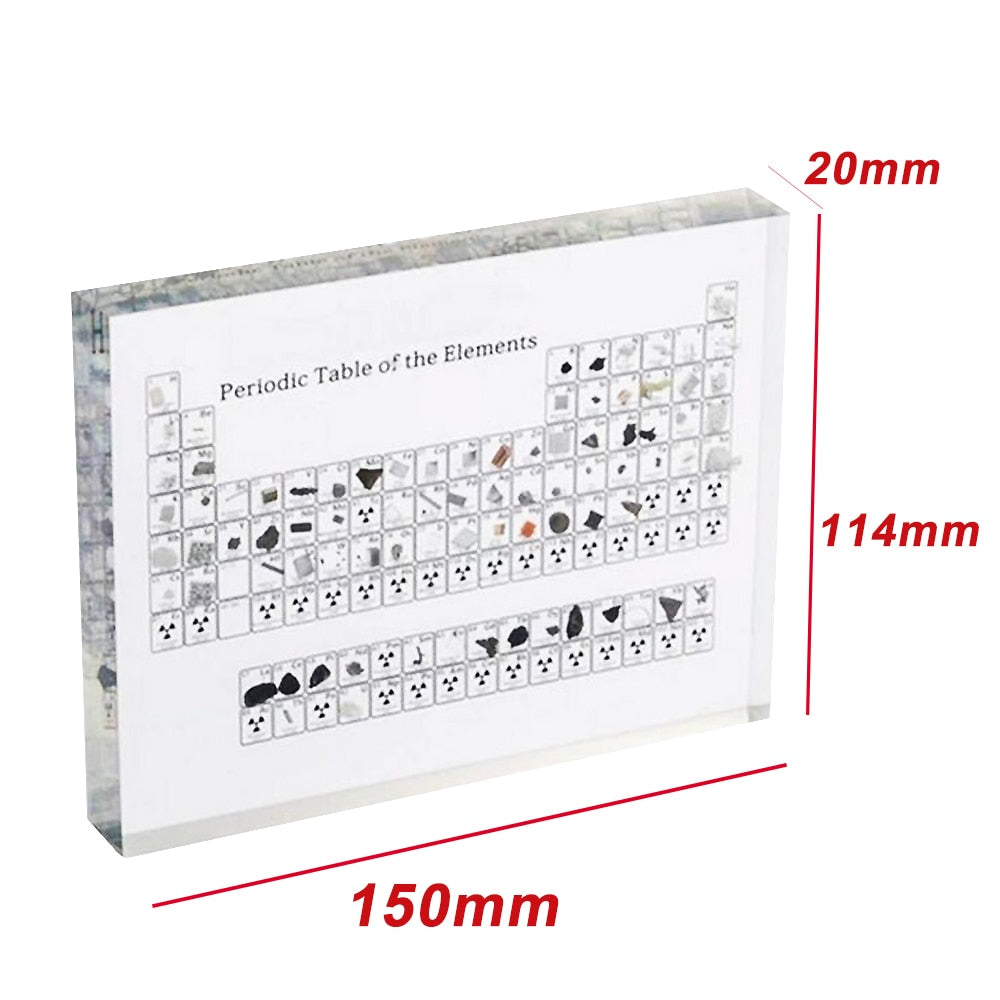 Acrylic Periodic Table Engraved Desktop Display by HitMyNeed