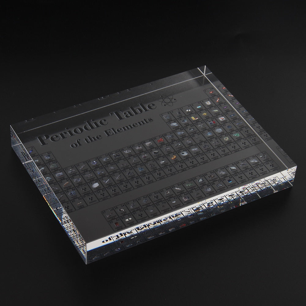 Acrylic Periodic Table Engraved Desktop Display by HitMyNeed