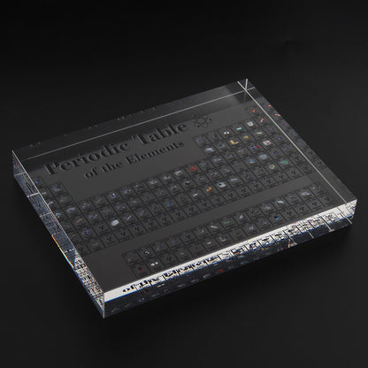 Acrylic Periodic Table Engraved Desktop Display by HitMyNeed
