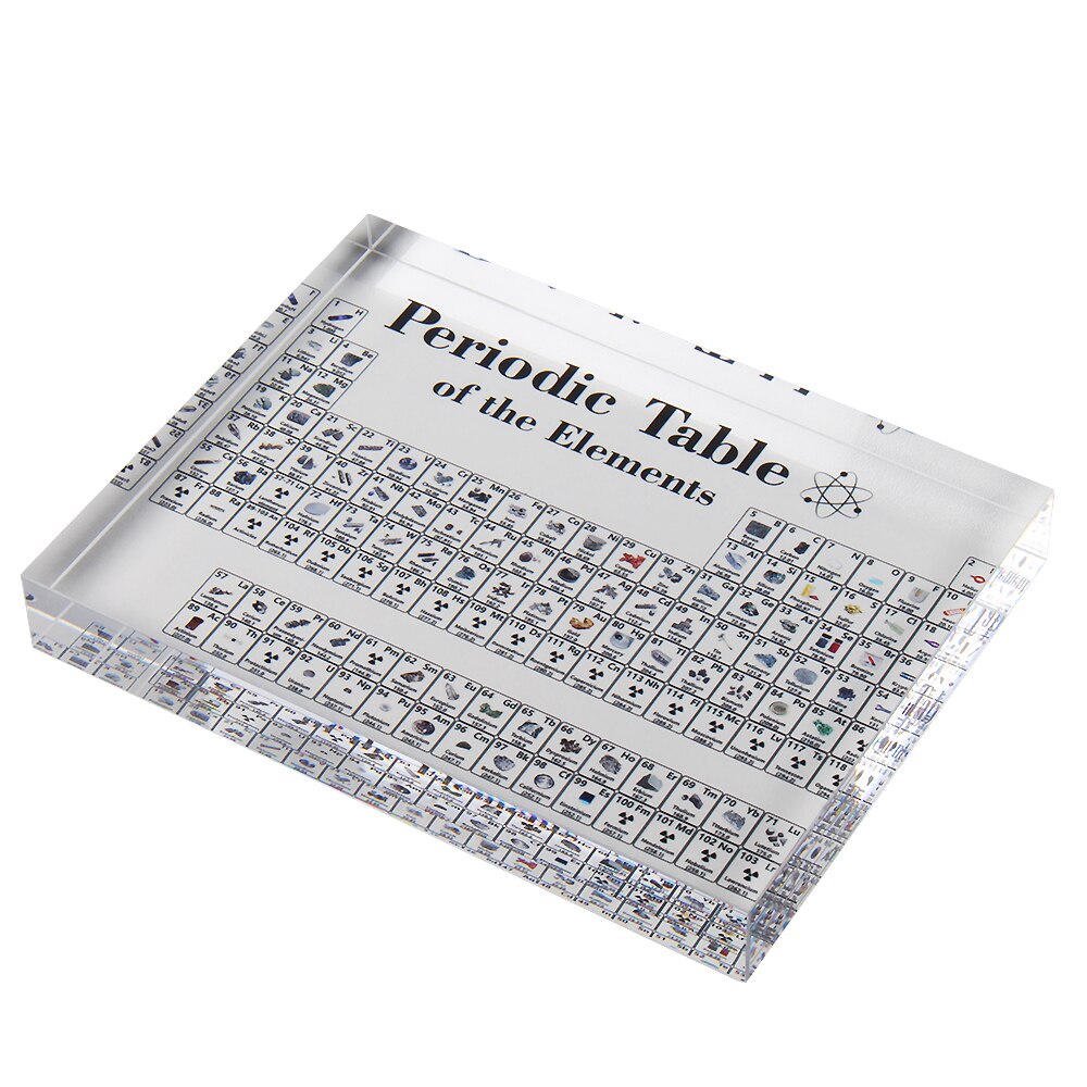 Acrylic Periodic Table Engraved Desktop Display by HitMyNeed