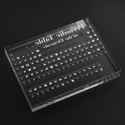Acrylic Periodic Table Engraved Desktop Display by HitMyNeed