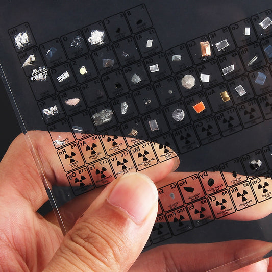 Acrylic Periodic Table with Real Element Samples by HitMyNeed