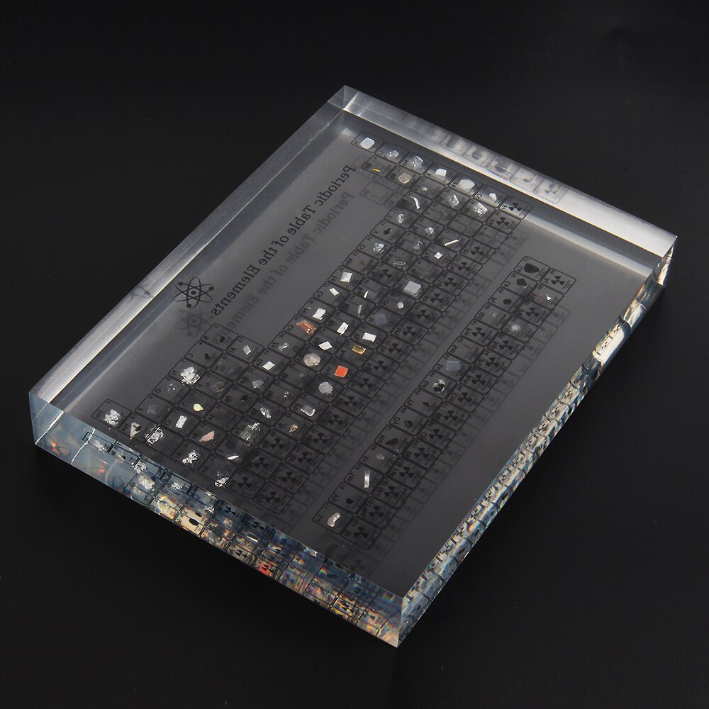 Acrylic Periodic Table with Real Element Samples by HitMyNeed