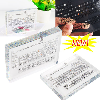 Acrylic Periodic Table with Real Element Samples by HitMyNeed