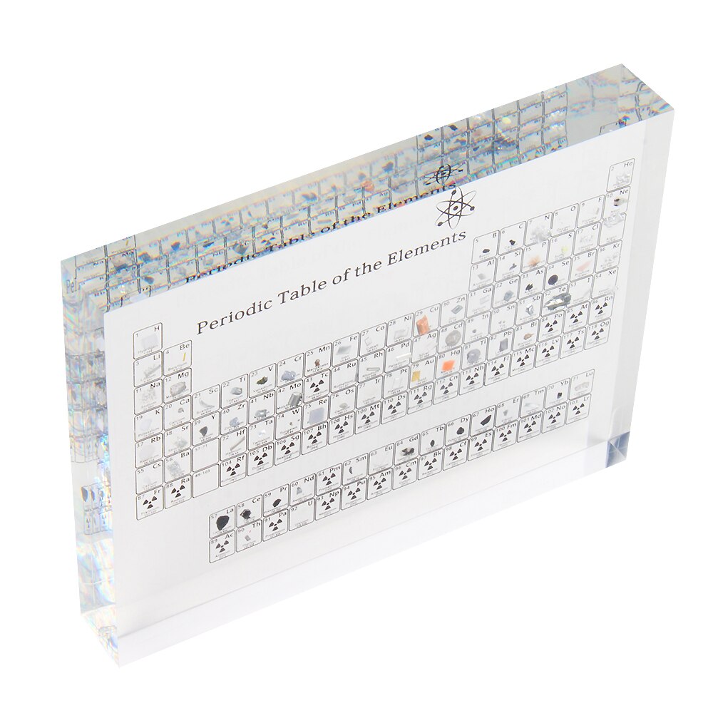 Acrylic Periodic Table with Real Element Samples by HitMyNeed