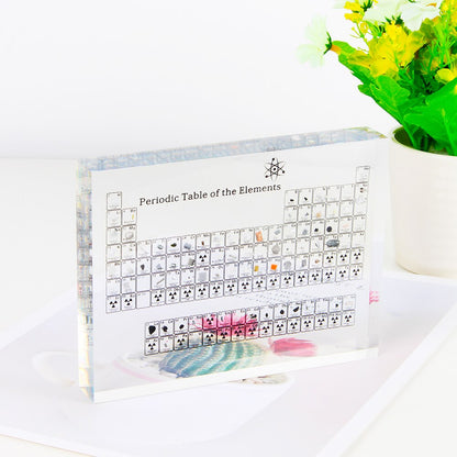 Acrylic Periodic Table with Real Element Samples by HitMyNeed