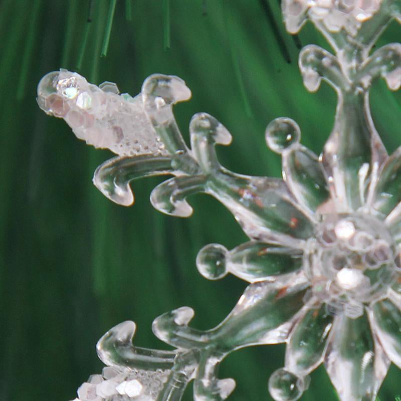 Acrylic Snowflake Ornaments Set, 12 Pieces by HitMyNeed
