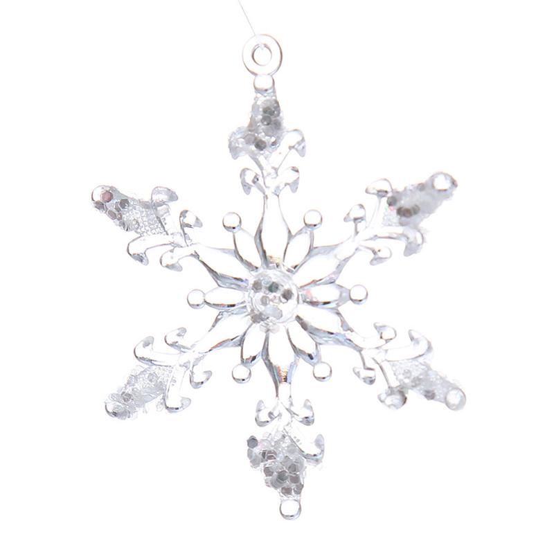Acrylic Snowflake Ornaments Set, 12 Pieces by HitMyNeed