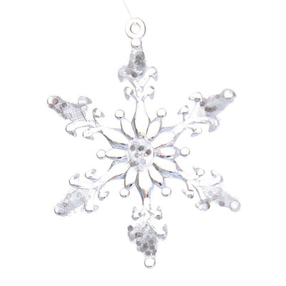 Acrylic Snowflake Ornaments Set, 12 Pieces by HitMyNeed