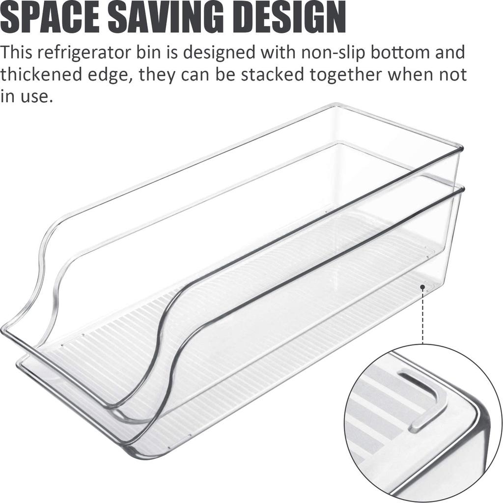 Acrylic Stackable Soda Can Organizer for Fridge by HitMyNeed