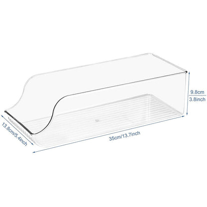 Acrylic Stackable Soda Can Organizer for Fridge by HitMyNeed
