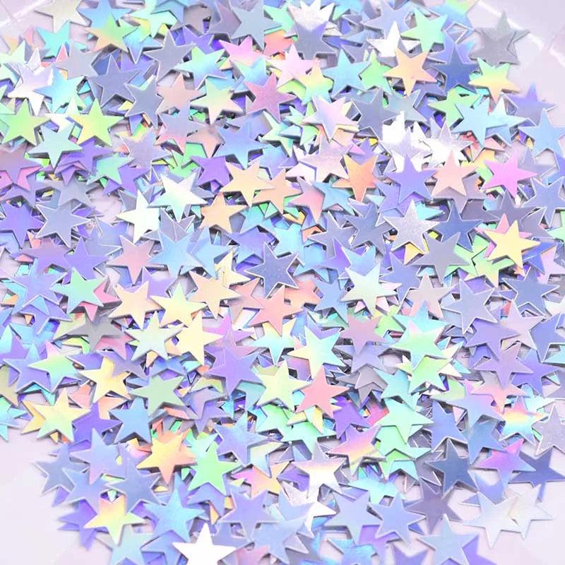 Acrylic Star Confetti Table Scatter Decorations by HitMyNeed