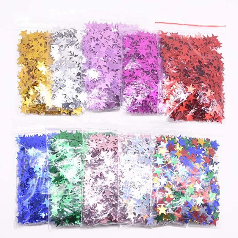 Acrylic Star Confetti Table Scatter Decorations by HitMyNeed