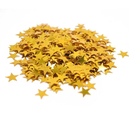 Acrylic Star Confetti Table Scatter Decorations sc02-gold 10mm by HitMyNeed