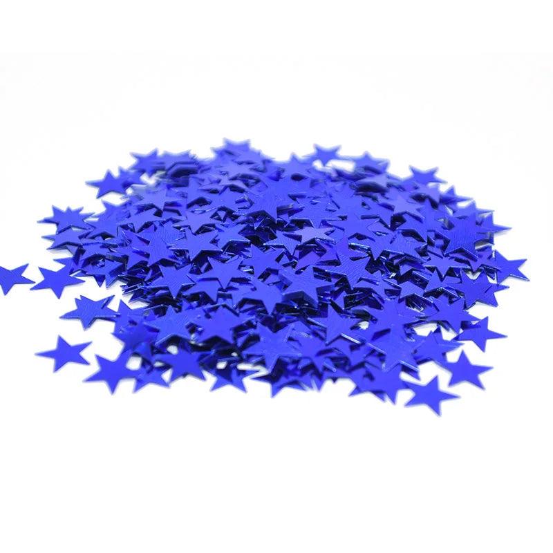 Acrylic Star Confetti Table Scatter Decorations sc05-blue 6mm by HitMyNeed