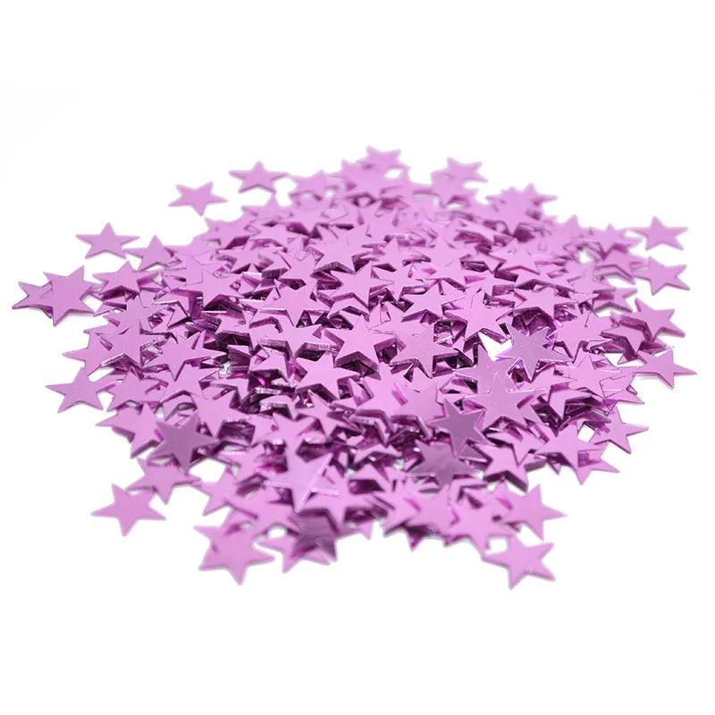Acrylic Star Confetti Table Scatter Decorations sc08-light-purple 10mm by HitMyNeed