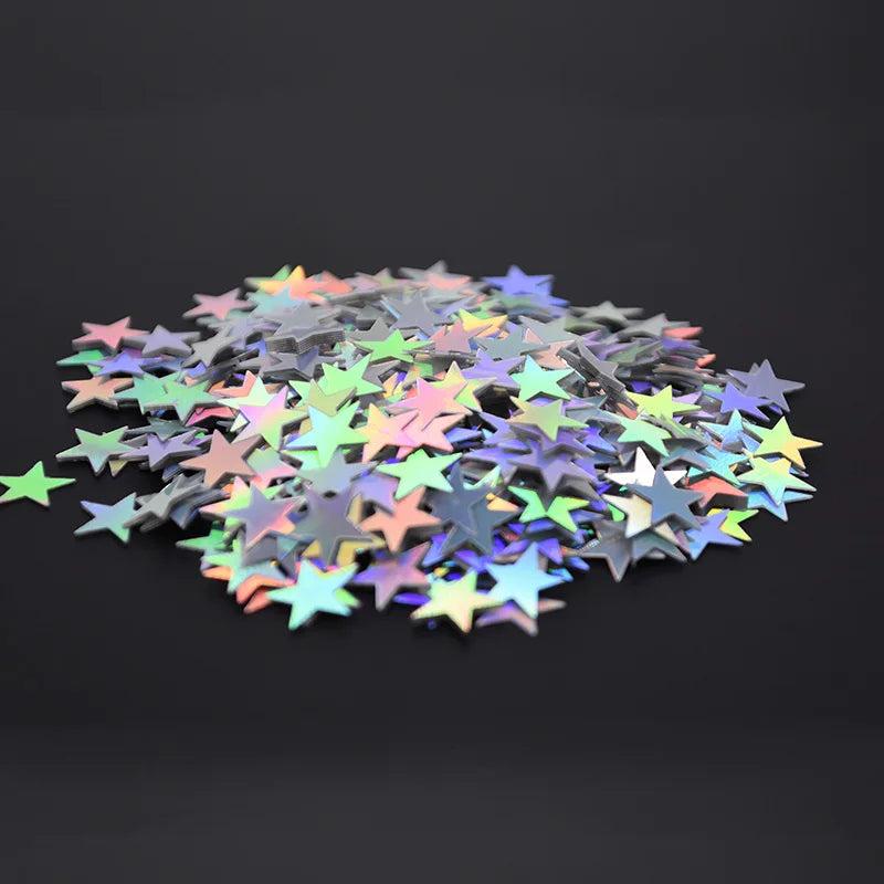 Acrylic Star Confetti Table Scatter Decorations sc10-laser 10mm by HitMyNeed