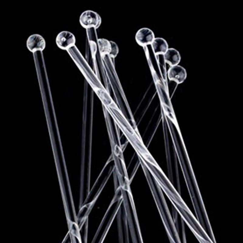 Acrylic Swizzle Stick Cocktail Stirrers (10 Pack) by HitMyNeed
