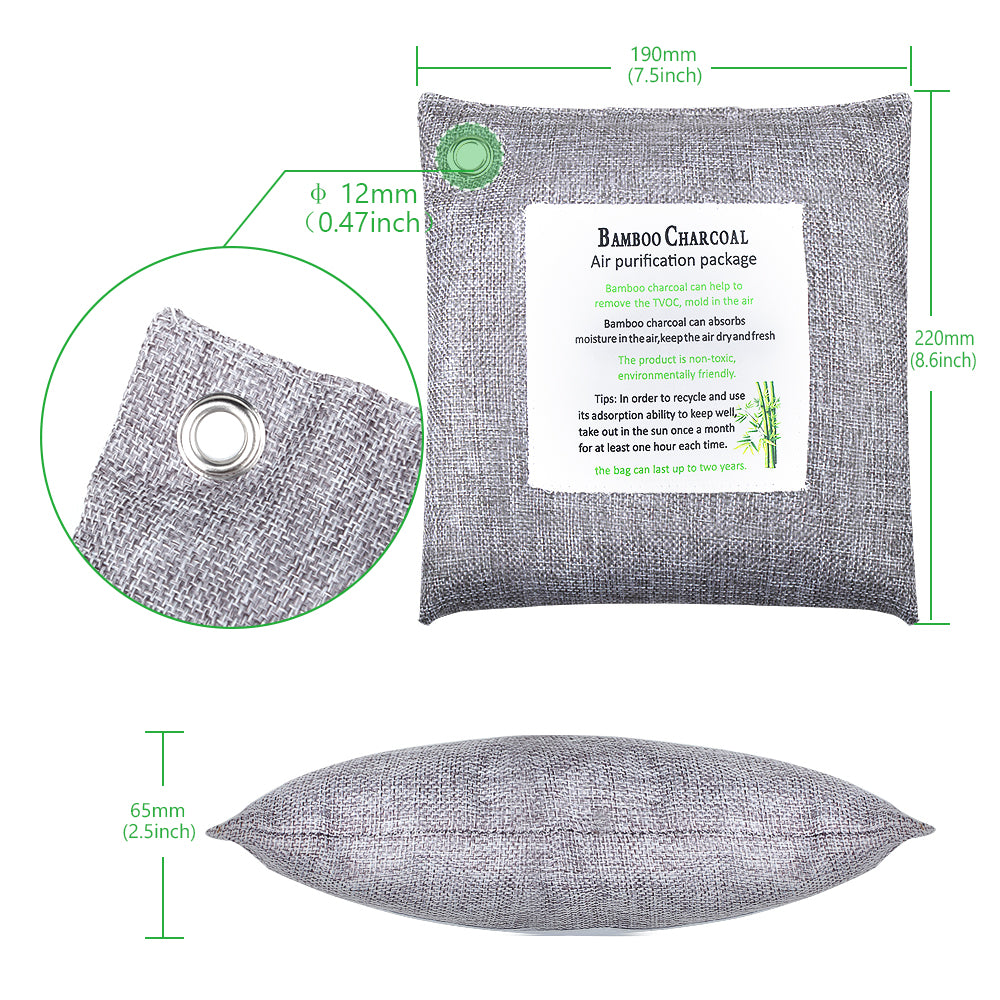 Activated Charcoal Odor Absorber Bag 500g by HitMyNeed