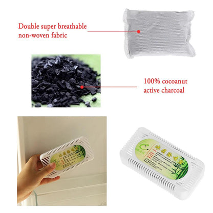 Activated Charcoal Refrigerator Odor Remover by HitMyNeed